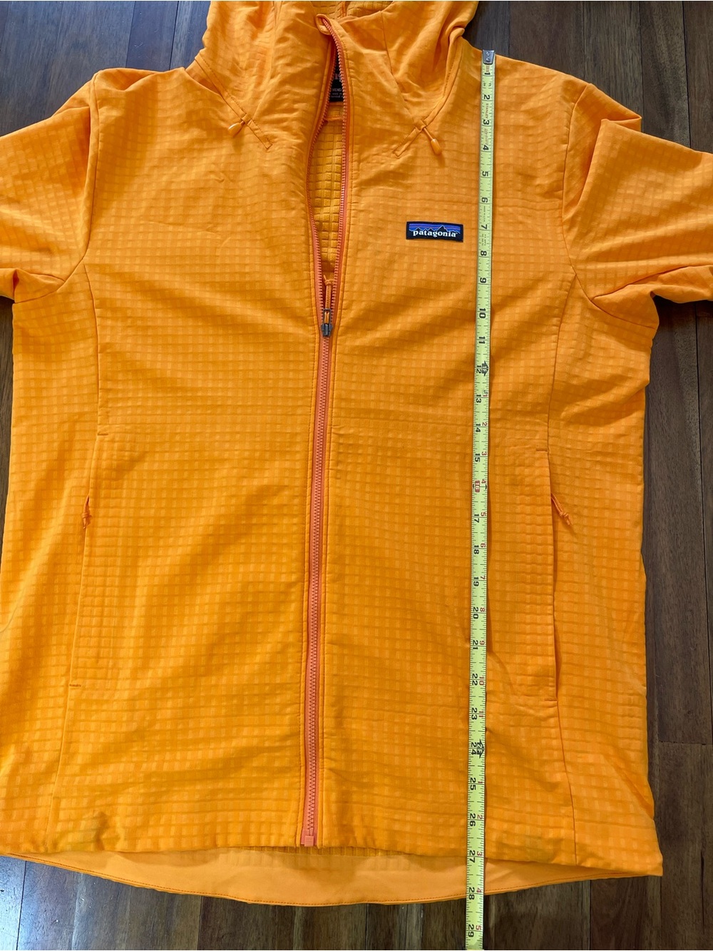 Patagonia R1 Techface hoody jacket bright orange men’s medium style 83576SP20 - Picture 3 of 13